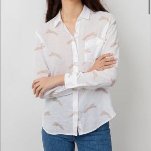 Rails Charli Jungle Cat Button down - small